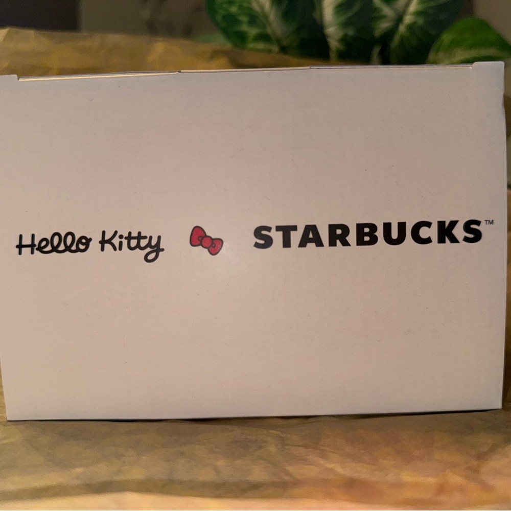Limited Edition Starbucks Hello Kitty Plush with Red Bow and Green Apron - Picture 5 of 5